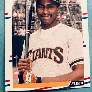 1989 Fleer Jose Uribe error card. Wrong D.O.B.Ungraded but in perfect condition!